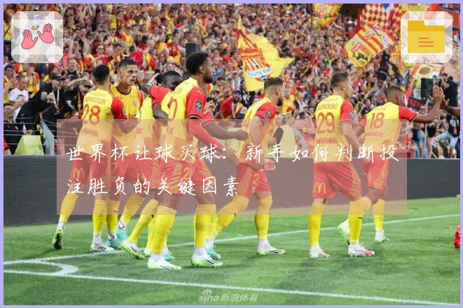 世界杯让球买球：新手如何判断投注胜负的关键因素